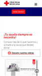 Mobile Screenshot of cruzrojamexicana.org.mx